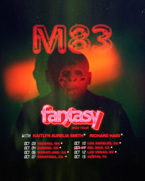 M83 Tour Poster